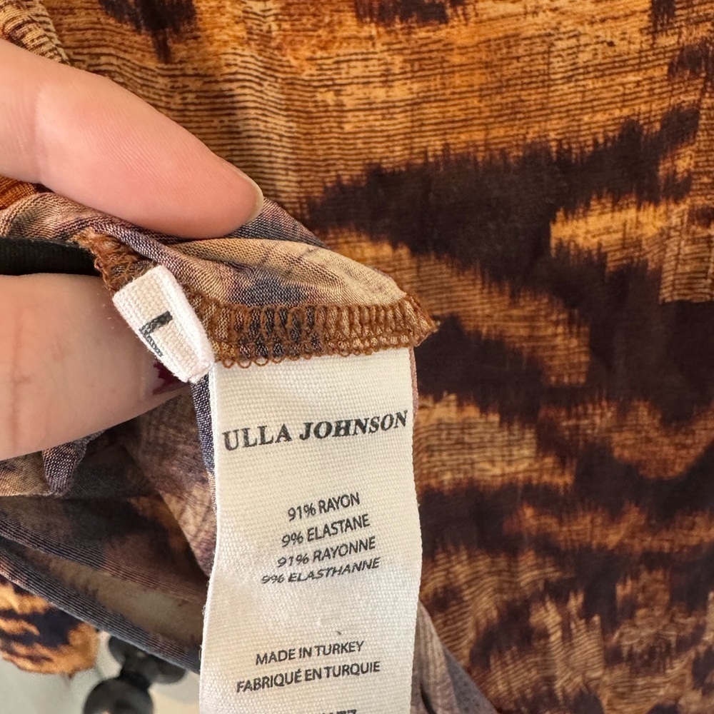 Ulla Johnson Aurelia Long Sleeve mock neck Top - Picture 8 of 8